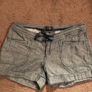 The North Face Blue/White Striped Shorts